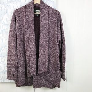 Roots Canada Oversized Open Cardigan Sweater
